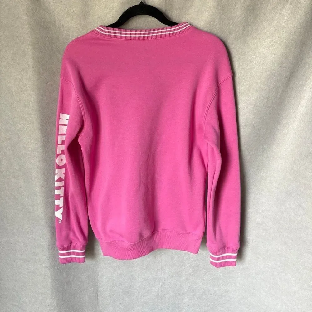 Hello Kitty Sweatshirt Size XS Sanrio My Melody Keroppi Pullover Pink Kidcore - Picture 2 of 8
